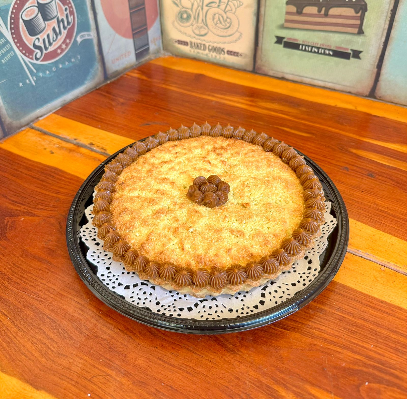 Tarta de coco artesanal